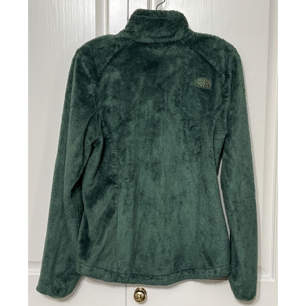 The North Face Osito Forest Green Full Zip Womens Jacket Sz M - Picture 2 of 8